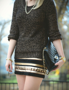 Vero Moda Textured Woven Mini Skirt
