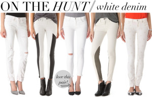 On the hunt // White Denim | The Style Scribe