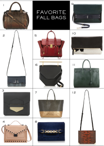 Favorite Fall Bags | The Style Scribe