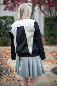 Helmut Lang Colorblock Bomber Jacket, Scoop NYC | The Style Scribe