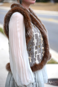 Alice + Olivia Fur embellished Vest