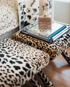 Animal Print Benches | The Style Scribe
