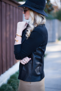Leather Sweater | The Style Scribe