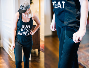Old Navy Run Rest Repeat Tank | The Style Scribe