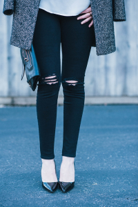 J Brand Distressed Skinny Jeans | The Style Scribe