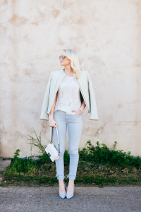 Pastel Leather Jacket | The Style Scribe