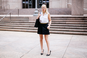J.Crew Pleat Front Skirt | The Style Scribe