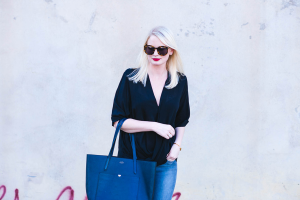 Topshop Drape Blouse | The Style Scribe
