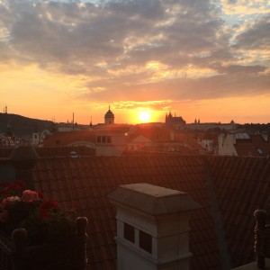 View from Terasa U Prince, Prague | The Style Scribe